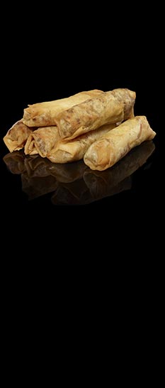 Rouleaux de canard, confit