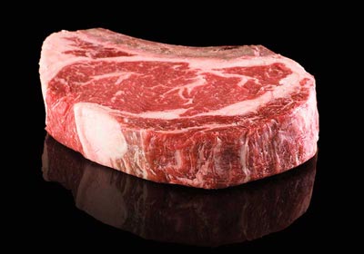 Steak de côtes, vieilli à sec